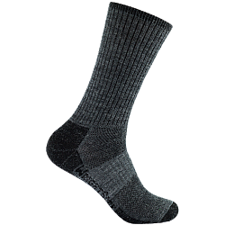 WRIGHTSOCK Stride Merino Crew | Mitteldick | Grau