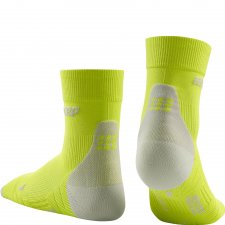 CEP Run 3.0 Short Cut Compression Socks Herren | Lime Light Grey