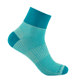 WRIGHTSOCK Coolmesh II Quarter | Dnn | Trkis