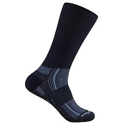 WRIGHTSOCK Silver Stride Crew | Mitteldick | Schwarz