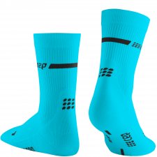 CEP Run 3.0 Mid Cut Compression Socks Herren | Neon Blue