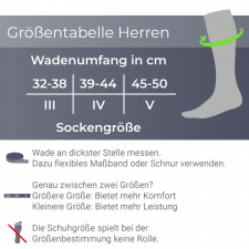 CEP Ski Ultralight Compression Socks Herren | Black Dark Grey
