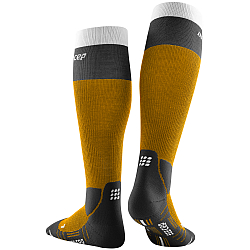 CEP Hiking Light Merino Compression Socks Damen | Sungold-Black