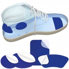 Fersenschutz Pad schützt vor Scheuern und Blasen-bildung in allen Schuhen 