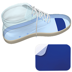 BLASENSTOPPER Klebepads *Aufkleben im Schuh*