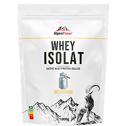 AlpenPower Whey Isolat Protein Shake *1000 g Beutel*