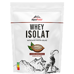 AlpenPower Whey Isolat Protein Shake *1000 g Beutel*