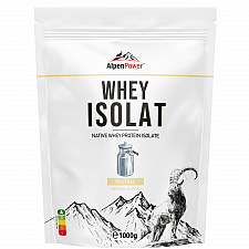 AlpenPower Whey Isolat Protein Shake *1000 g Beutel*