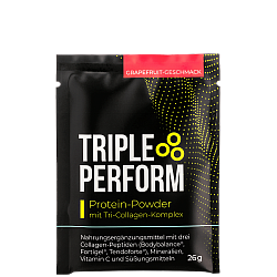 TRIPLE PERFORM Protein Powder l Tri-Collagen | Box mit 30 Beutel