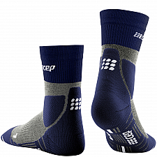 CEP Hiking Merino Mid Cut Compression Socks Damen | Peacoat Grey
