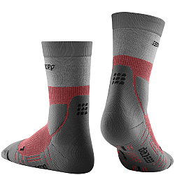 CEP Hiking Light Merino Mid Cut Compression Socks Damen | Berry Grey