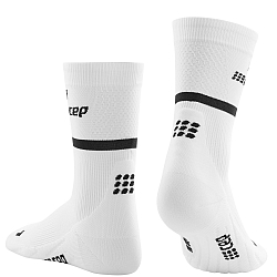 CEP The Run 4.0 Mid Cut Compression Socks Damen | White