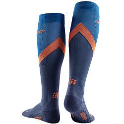 CEP The Run 4.0 Compression Socks Damen | Chevron Peacoat Blue