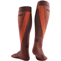 CEP Cold Weather Run Compression Socks Damen | Dark Orange