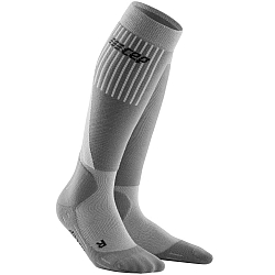 CEP Cold Weather Run Compression Socks Damen | Grey