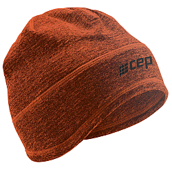 CEP Winter Run Laufmtze | Dark Orange Melange