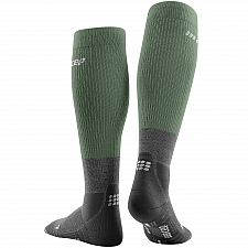 CEP Hiking Merino Compression Socks Herren | Green Grey