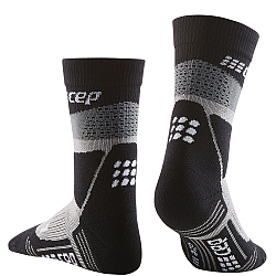 CEP Hiking Max Cushion Mid Cut Compression Socks Herren | Grey Black