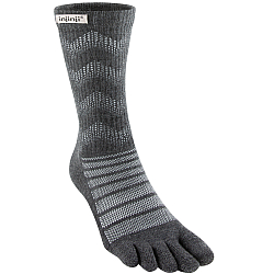 Injinji Outdoor Midweight Crew Zehensocken | Mitteldick | Slate Grau