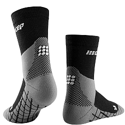 CEP Hiking Light Merino Mid Cut Compression Socks Damen | Black