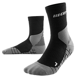 CEP Hiking Light Merino Mid Cut Compression Socks Herren | Black