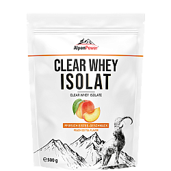AlpenPower Clear Whey Isolat Drink 500 g Beutel *84 % Eiwei*