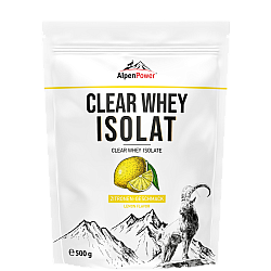 AlpenPower Clear Whey Isolat Drink 500 g Beutel *84 % Eiwei*
