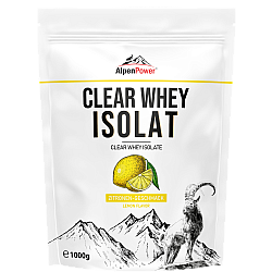 AlpenPower Clear Whey Isolat Drink 1000 g Beutel *84 % Eiwei*