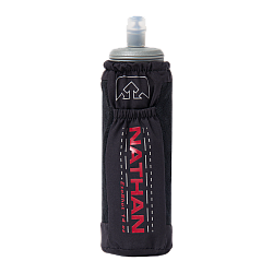 NATHAN Exoshot 2.0 Softflask 414 ml Trinkflasche | Schwarz