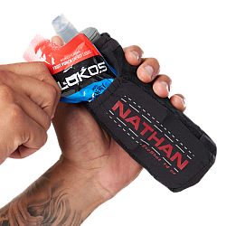 NATHAN Exoshot 2.0 Softflask 414 ml Trinkflasche | Schwarz