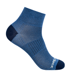 WRIGHTSOCK Coolmesh II Quarter | Dnn | Meerblau
