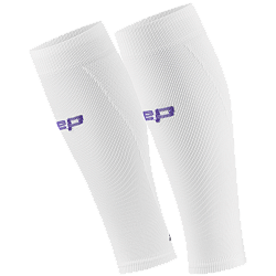 CEP Core Run Ultralight Compression Calf Sleeves Herren | White