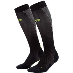 CEP Core Run Ultralight Compression Socks Damen | Black Grey