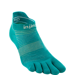 Injinji Run Lightweight No Show Zehensocken | D�nn | Atlantis