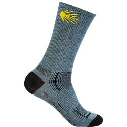 WRIGHTSOCK Stride Crew | Mitteldick | Jakobsweg Grey